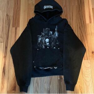 Affliction Black Gothic Graphic Hoodie